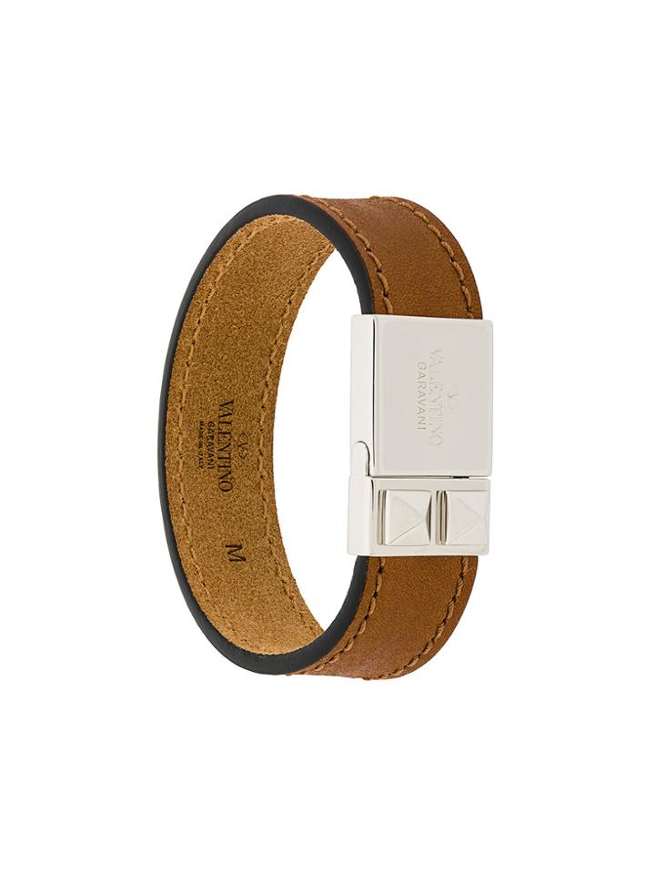 Valentino Valentino Garavani Rockstud Bracelet - Brown