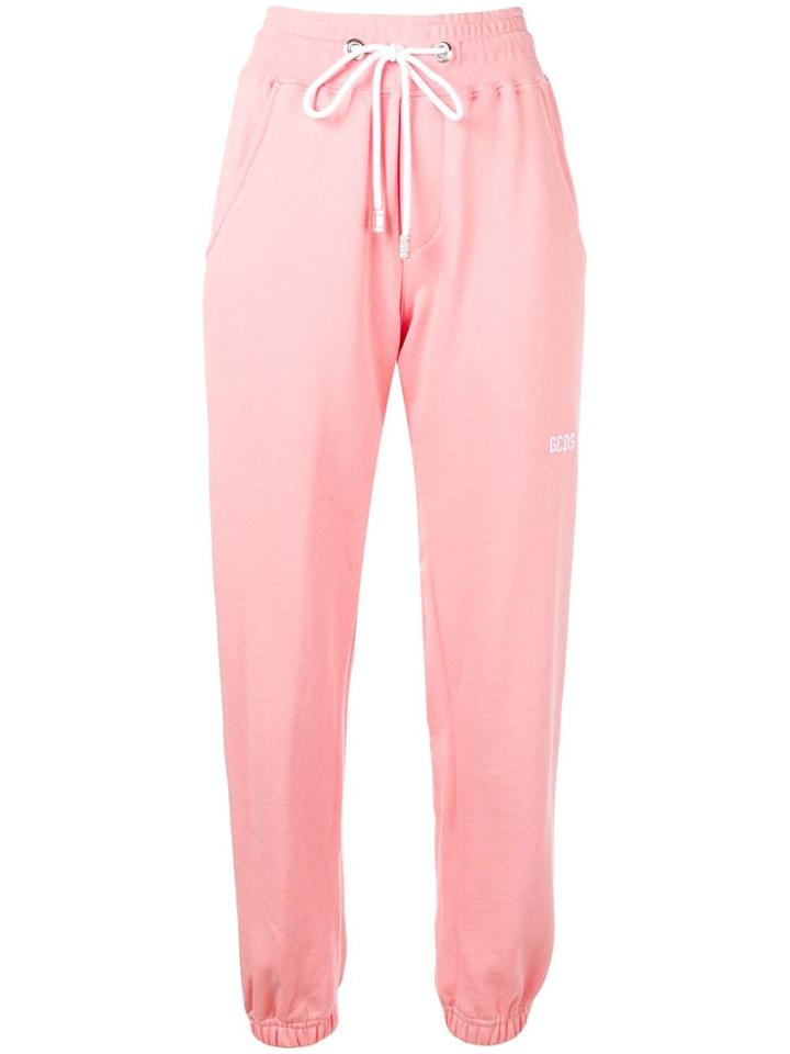 Gcds Drawstring Track Pants - Pink