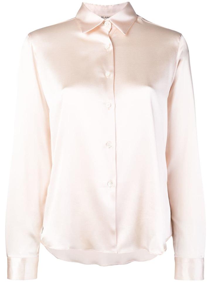 Blanca Sheen Button-down Shirt - Pink