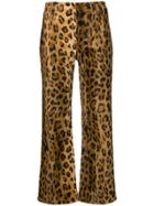 Philosophy Di Lorenzo Serafini Leopard Print Trousers - Brown