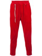 Mastermind Japan Velour Joggers - Red