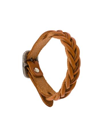 Il Bisonte Braided Bracelet - Brown