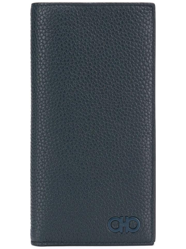 Salvatore Ferragamo Billfold Vertical Wallet - Blue