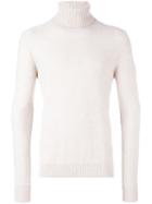 The Gigi Roll Neck Jumper, Men's, Size: Large, Nude/neutrals, Wool