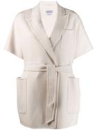 Max Mara Tie Waist Jacket - Neutrals