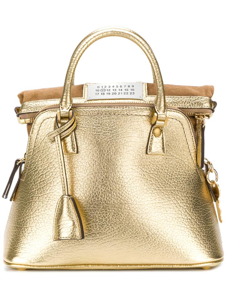 Maison Margiela Mini 5ac Tote - Metallic