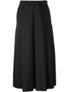 No21 Pleated Midi Skirt, Women's, Size: 42, Black, Silk/cupro