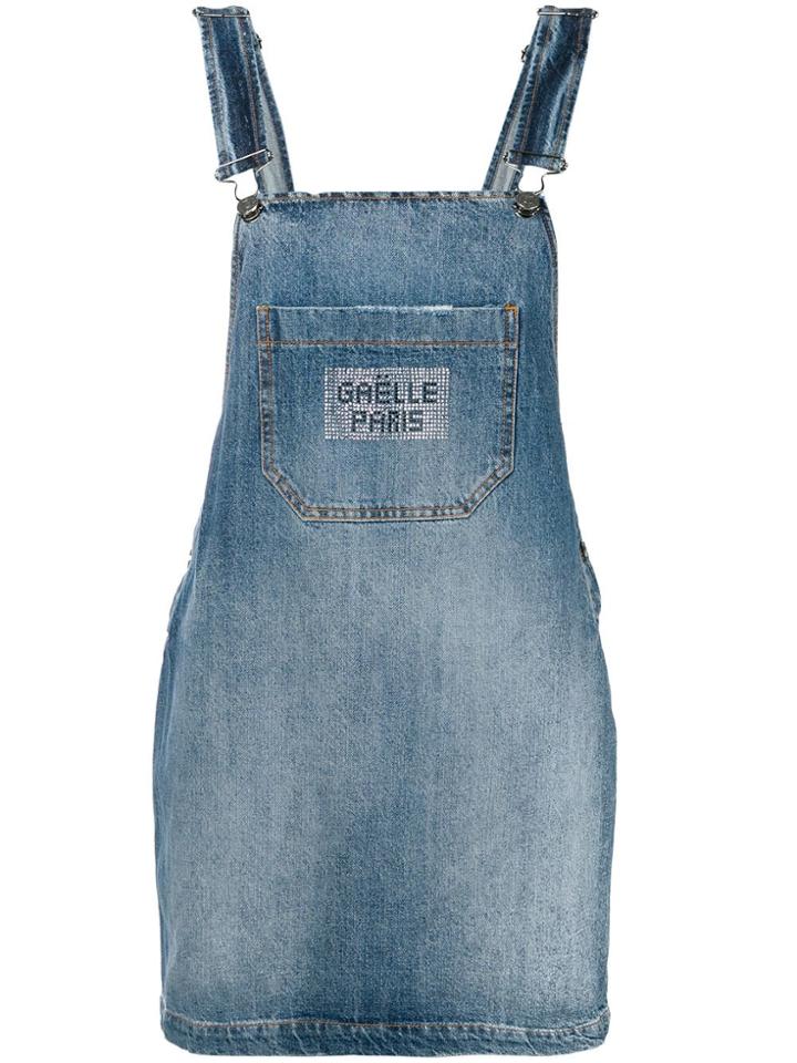 Gaelle Bonheur Skirt Overalls - Blue