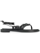 Lost & Found Ria Dunn Tie Around Sandals - Black