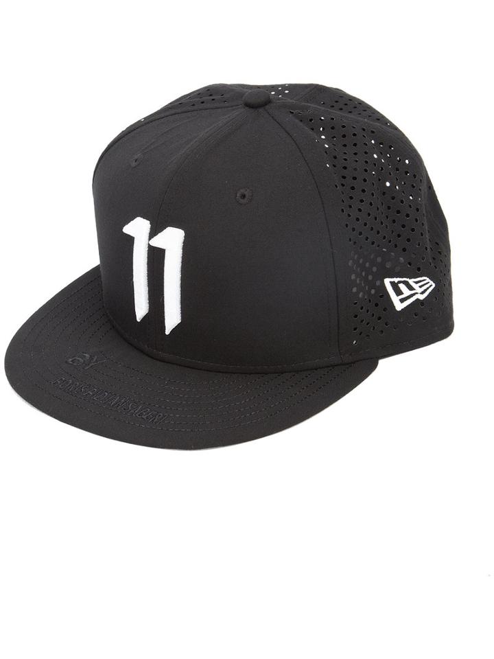 11 By Boris Bidjan Saberi - Logo Cap - Unisex - Polyester - One Size, Black, Polyester