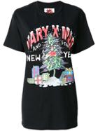 Bad Deal Christmas Printed T-shirt - Black