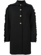 Vivetta 'mimosa' Coat, Women's, Size: 38, Black, Acetate/polyester/spandex/elastane