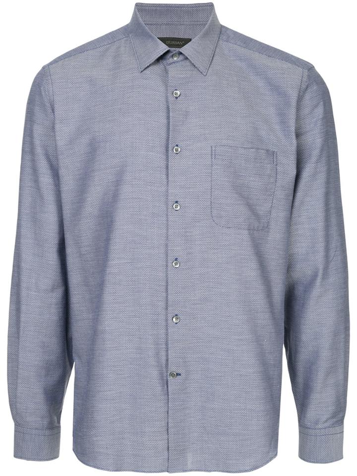 D'urban Jacquard Shirt - Blue