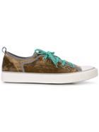 Lanvin Contrast Lace Sneakers - Green