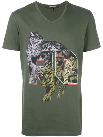 Roberto Cavalli 'wild Cats' T-shirt