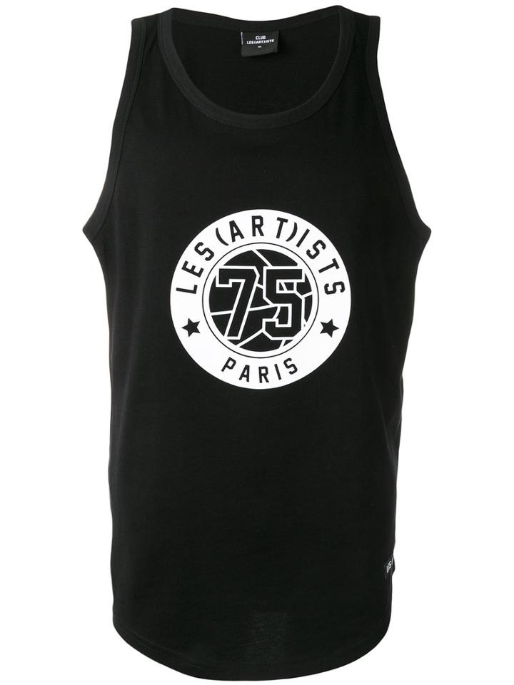 Les (art)ists Number Printed Vest, Men's, Size: Xs, Black, Cotton