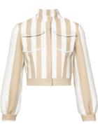 Fendi Striped Jacket - Nude & Neutrals