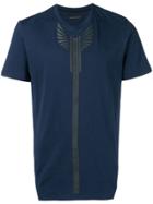 Frankie Morello Stamp Printed T-shirt - Blue