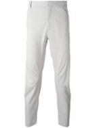 Lanvin Ankle Zip Trousers, Men's, Size: 48, Grey, Cotton/silk