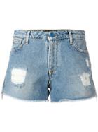 Ermanno Ermanno Distressed Shorts - Blue