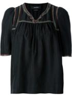 Isabel Marant 'livia' Top, Women's, Size: 40, Black, Silk/glass