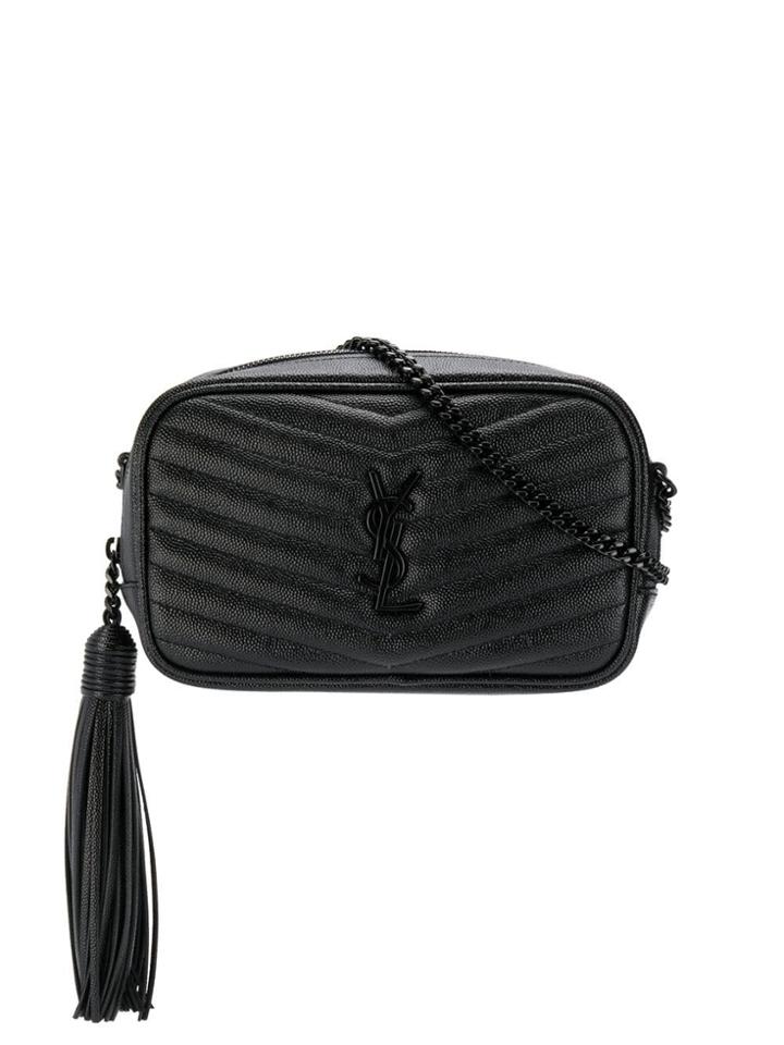 Saint Laurent Mini Lou Camera Bag - Black