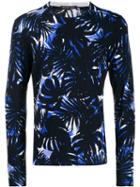 Michael Kors Leaf Print Sweatshirt - Blue