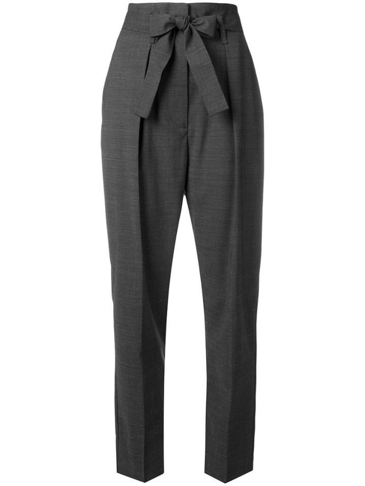 Pinko High Waisted Trousers - Grey