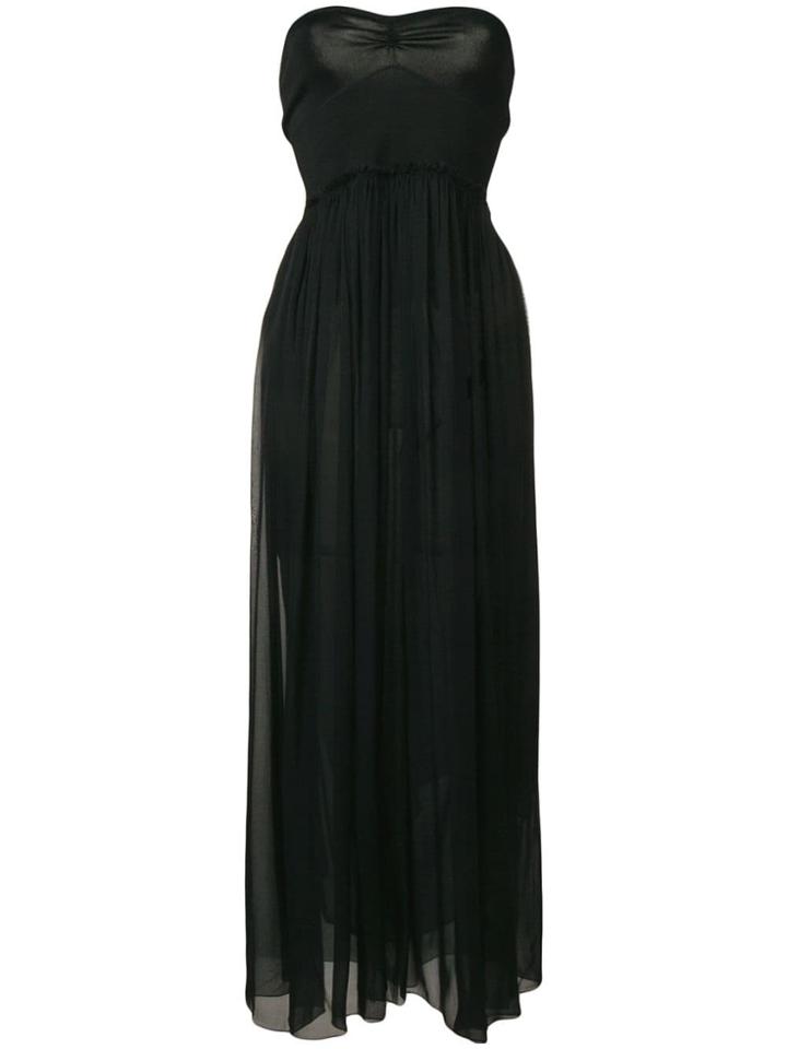 Forte Forte Black Strapless Dress