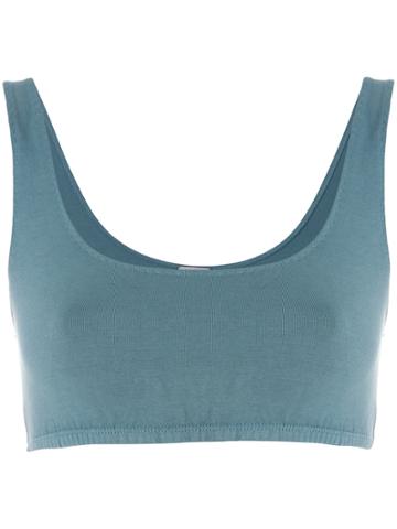Yeezy Fitted Bralette Top - Blue