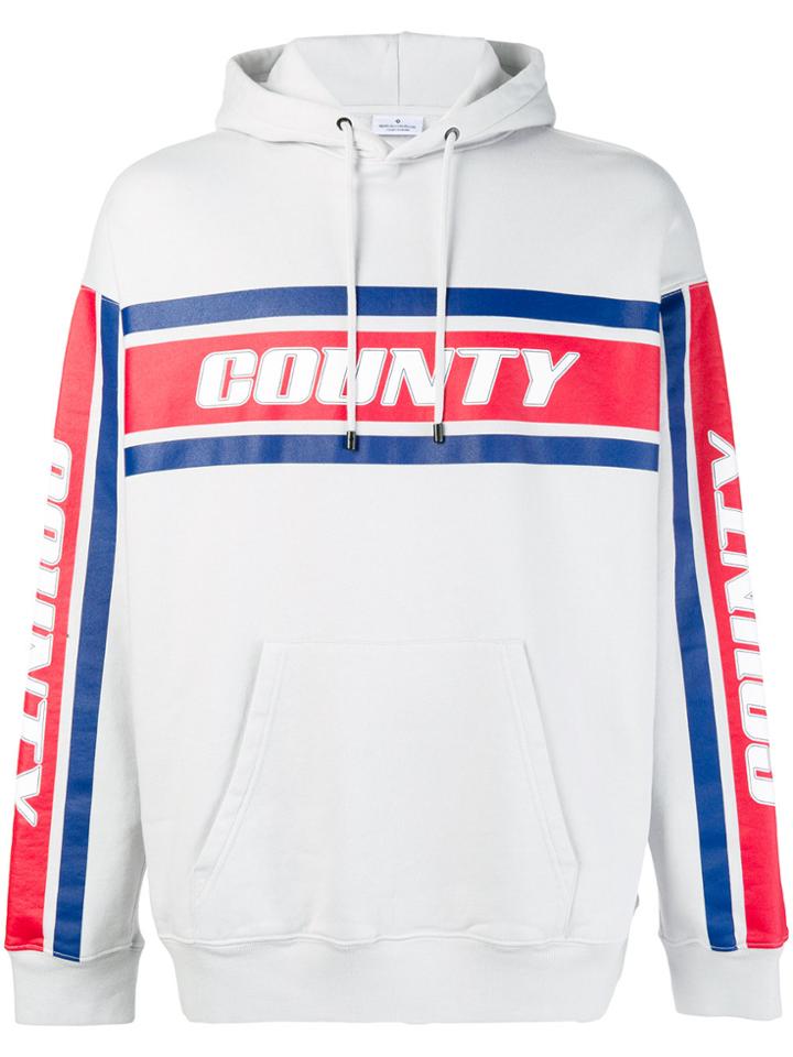 Marcelo Burlon County Of Milan Logo Colour-block T-shirt - Grey