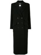 Chanel Pre-owned 1998 Long-sleeve Coat - Black