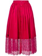 Philipp Plein Monda Skirt - Pink & Purple
