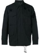 Uniform Experiment Multi-patch Field Jacket, Men's, Size: 1, Black, Cotton/nylon/polyester