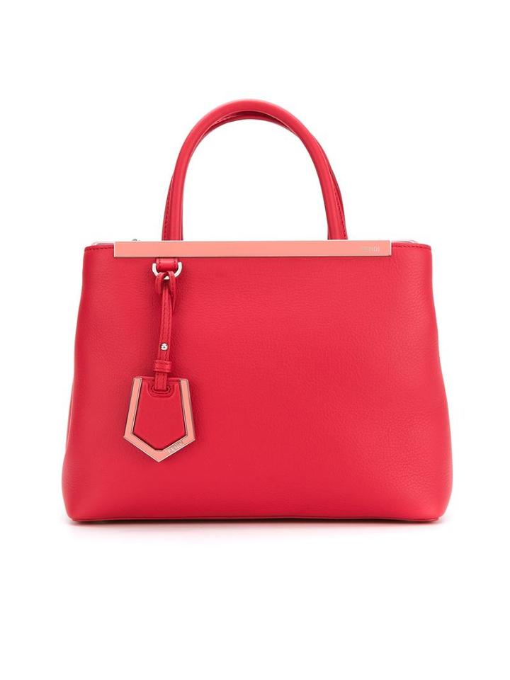 Fendi Petite 2jours, Women's, Red, Calf Leather