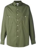 Aspesi - Plain Shirt - Men - Cotton - L, Green, Cotton