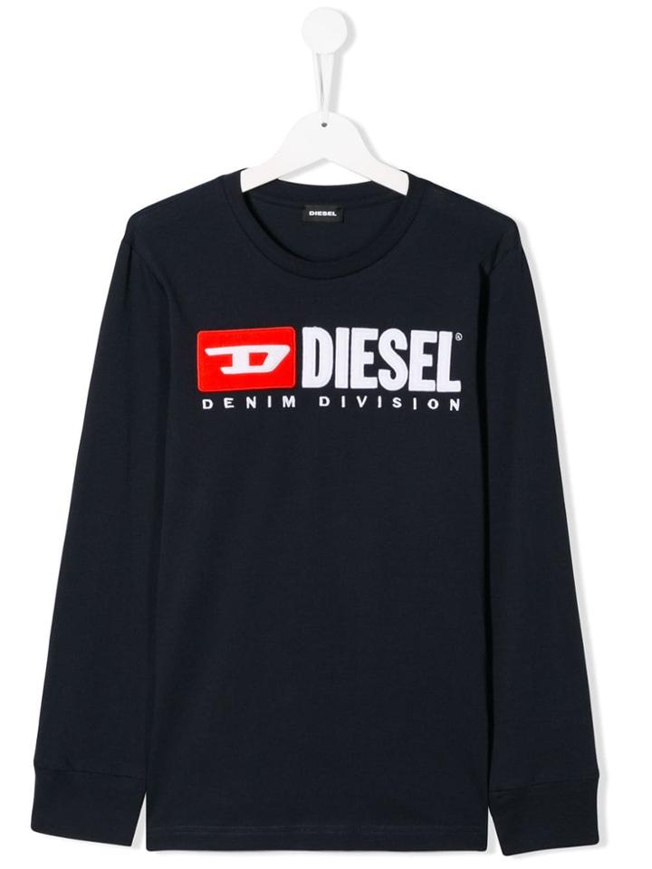 Diesel Kids Branded Sweatshirt - Blue