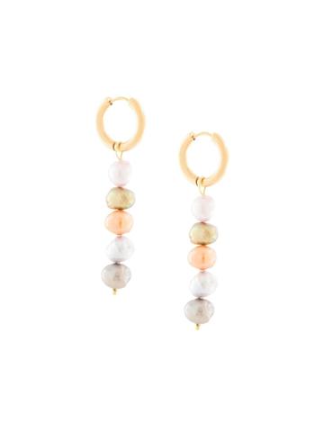 Sandralexandra Mia Beaded Pearl Earring - Gold