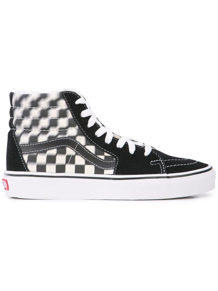 Vans Sk8-hi Check Sneakers - Black