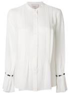 3.1 Phillip Lim Long-sleeve Pleated Shirt - White