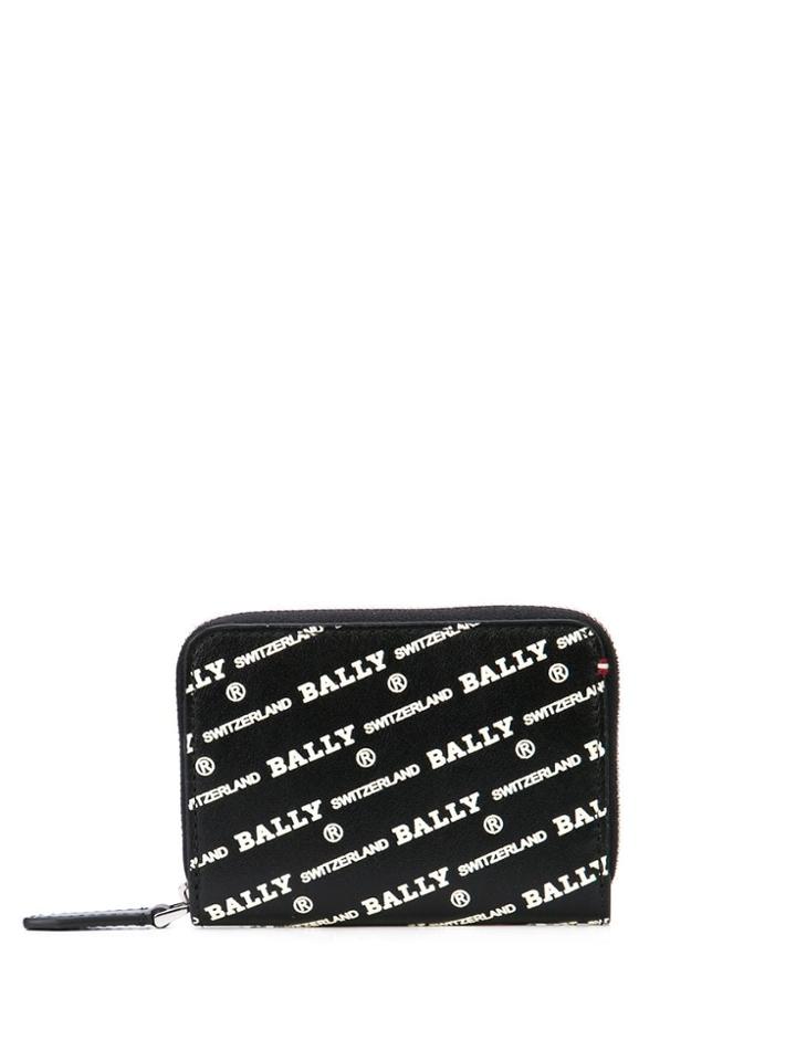Bally Bivy Logo Wallet - Black