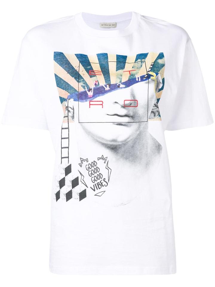 Etro Graphic Print T-shirt - White