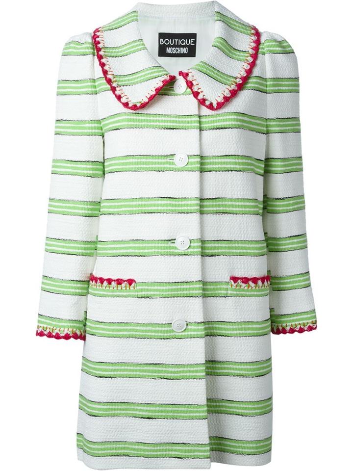Boutique Moschino Striped Coat