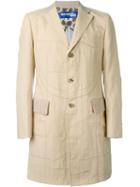 Junya Watanabe Comme Des Garçons Man Stitch Detail Coat, Men's, Size: Medium, Nude/neutrals, Linen/flax/cupro