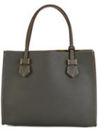Moreau - Small Tote Bag - Women - Calf Leather/goat Skin - One Size, Women's, Grey, Calf Leather/goat Skin