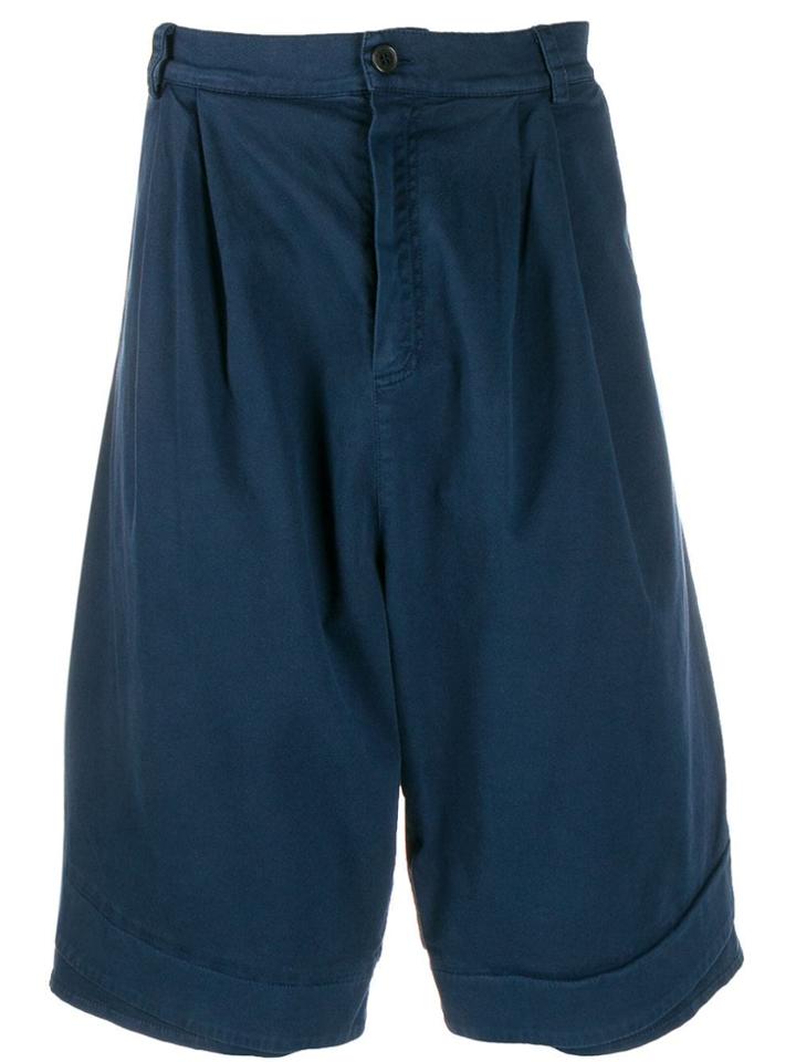 Henrik Vibskov Baggy Denim Shorts - Blue