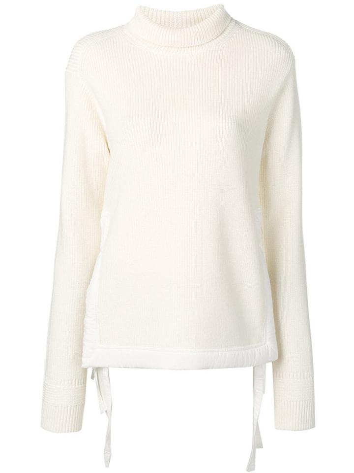 Theory Mockneck Jumper - White