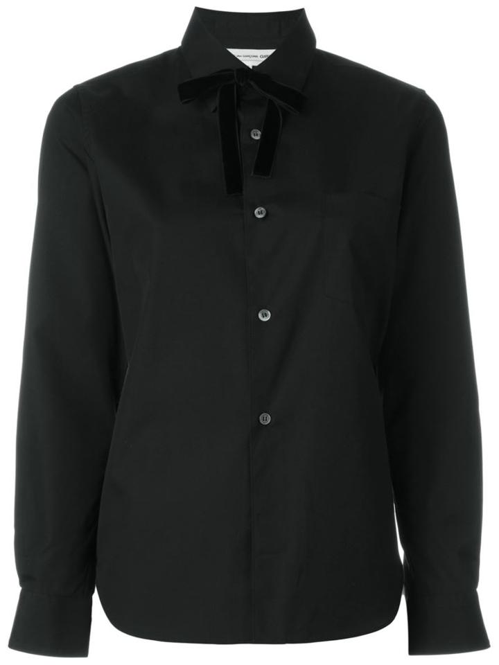 Comme Des Garçons Girl Pussy Bow Shirt