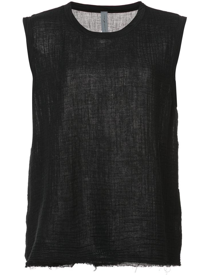 Raquel Allegra Gauze Tank Top - Black
