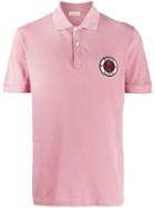 Alexander Mcqueen Skull Logo Patch Polo Shirt - Pink